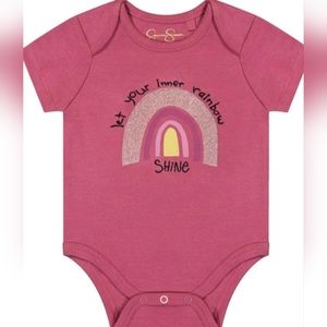 NWT 3pcs Jessica Simpson's Infant baby girls romper